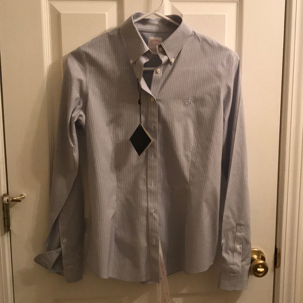 Women’s Brooks Brothers blue shirt - size 2